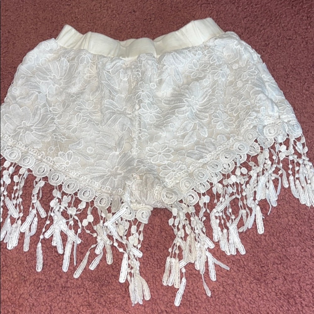 white  shorts